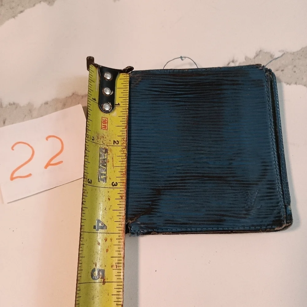 Louis Vuitton men's wallet blue